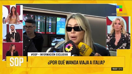 📢 LA PALABRA DE WANDA NARA ANTES DE VIAJAR A ITALIA