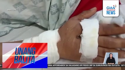 Lalaking naningil ng sukli, pinagtataga ng kainuman; nagpapagaling sa ospital | Unang Balita
