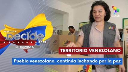 Entrevista | Cristhian Nader: "Venezuela lucha por la paz y su derecho al voto"