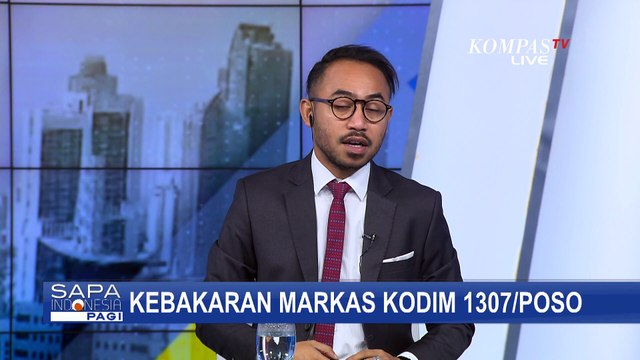 Kebakaran Hebat di Markas Kodim 1307 Poso, Diduga Akibat Korsleting Listrik