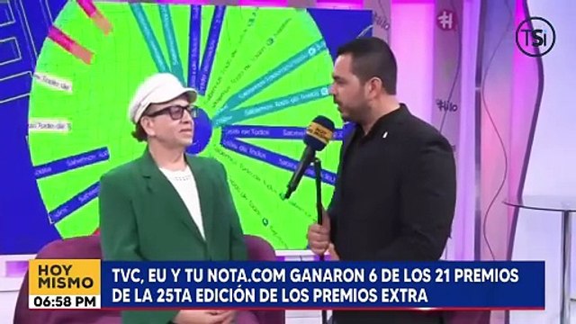 TVC, EU y tunota.com ganaron 6 de los 21 premios de la 25ta edición de Los Premios Extra