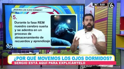 ¿Por qué movemos los ojos dormidos?