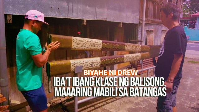 Iba’t ibang klase ng balisong, maaaring mabili sa Batangas | Biyahe ni Drew