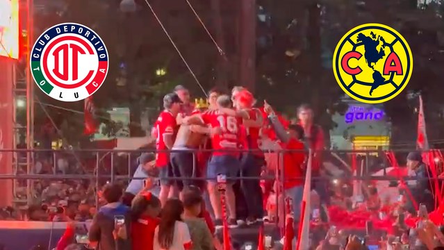 Toluca: jugadores de los Diablos Rojos se burlan del América cantando 'Mi mayor anhelo' en medio del festejo
