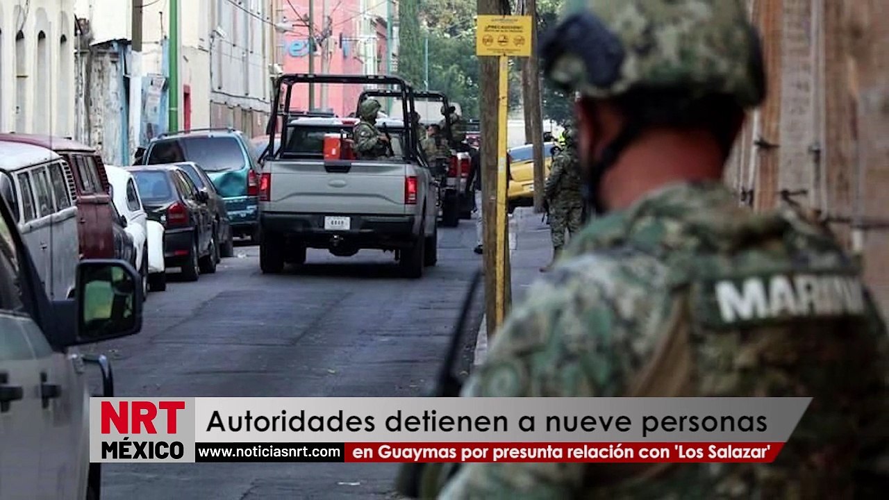 Autoridades detienen a nueve personas en Guaymas por presunta relación con “Los Salazar”