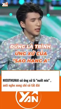 Hiếu Thứ Hai ứng xử như nuốt mic khiến anti tắt đài