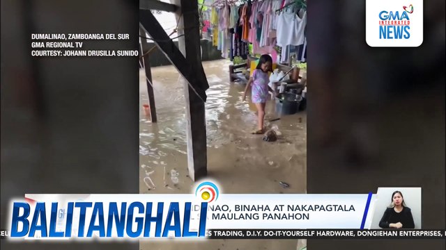 Ilang panig ng Mindanao, binaha at nakapagtala ng landslide dahil sa maulang panahon | Balitanghali