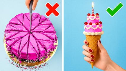 🎂 HOW TO CUT CAKE LIKE A PRO! Genius Hacks You’ll Love 🍰✨