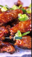 Sticky AND Crispy Asian Chicken Wings