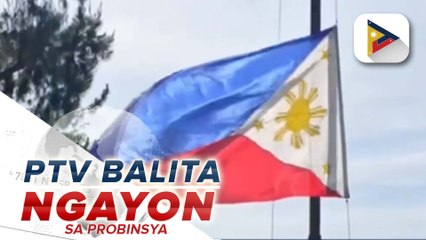 Lumang Philippine flag ng Baguio LGU isinailalim sa retirement rites