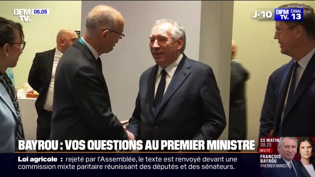Taxis, agriculteurs...Les questions des Français au Premier ministre, François Bayrou, invité exceptionnel de BFMTV