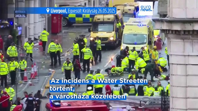 47 sebesültje van a liverpooli gázolásnak, a hatóságok szerint nem terrortámadás történt