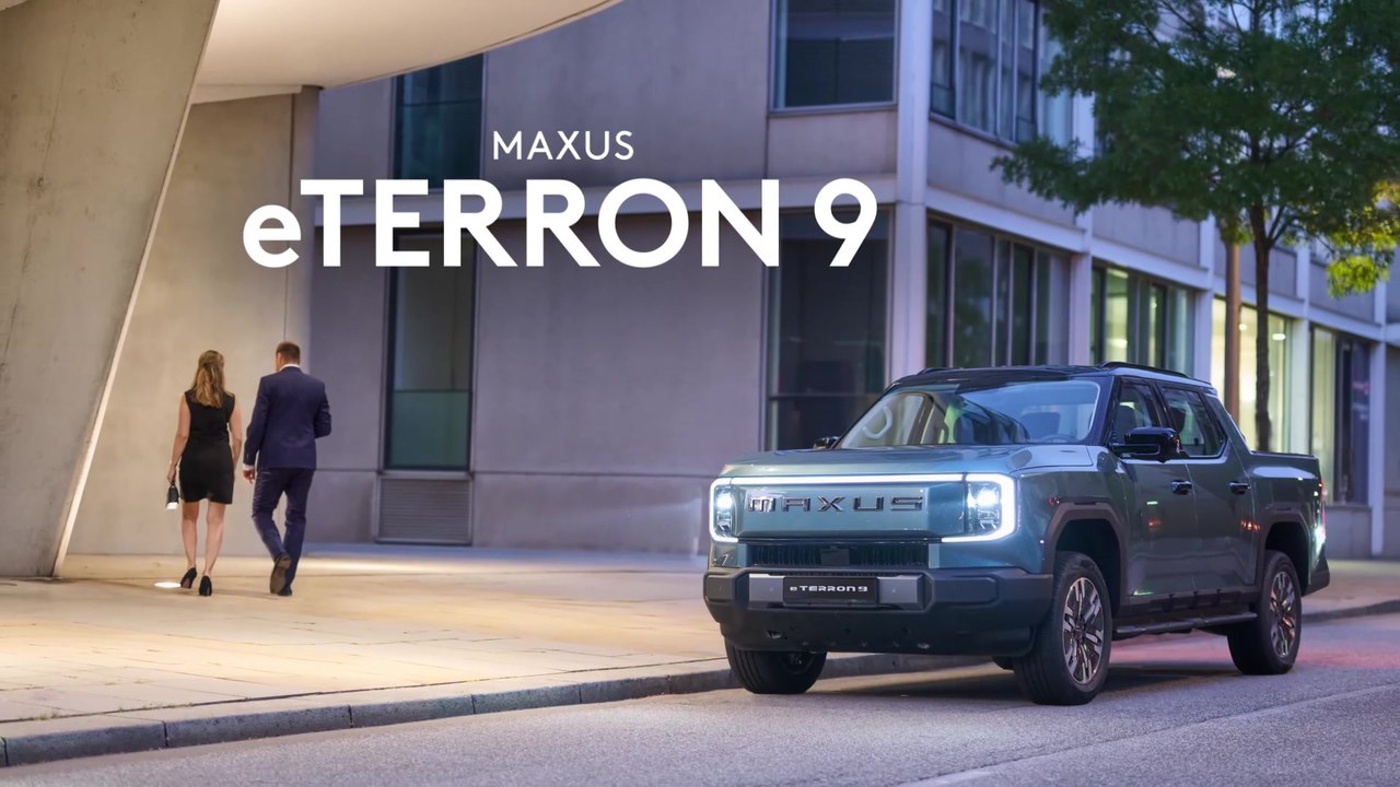 The new Maxus eTERRON 9 Trailer