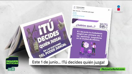 Sigue la distribución de los llamados “acordeones” de la elección del Poder Judicial
