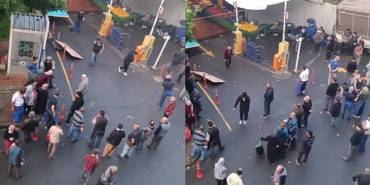 Bayrampaşa’da polisin kavgaya biber gazı ile müdahalesi