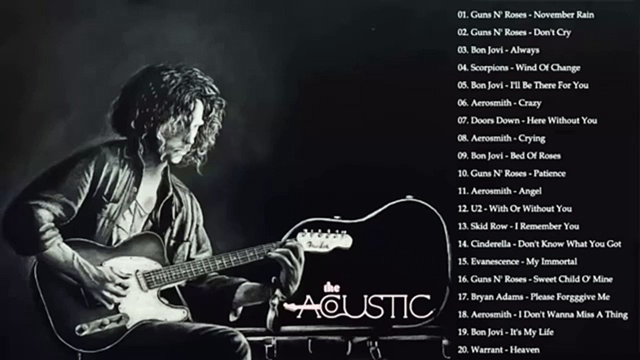 Acoustic Rock Ballads - Rock Ballads The Best Of 70s 80s 90s