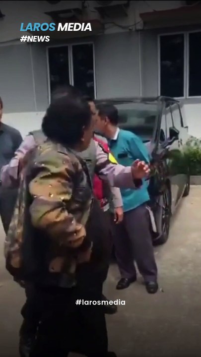 Anggota Ormas Ngamuk Tuntut Hak Gaji Karyawan, Polisi Berusaha Redakan Ketegangan