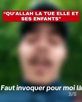 Un étudiant menace de mort une professeure de l’université d’Aix Marseille mais aussi ses enfants, face caméra et sans se cacher son visage : Qu'Allah la tue, elle et ses enfants