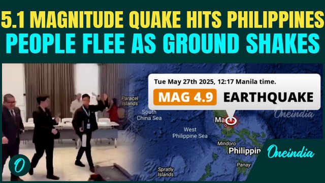 Philippines Earthquake BREAKING: 5.1 Magnitude Earthquake Shakes Manila; People Run Out of Buildings