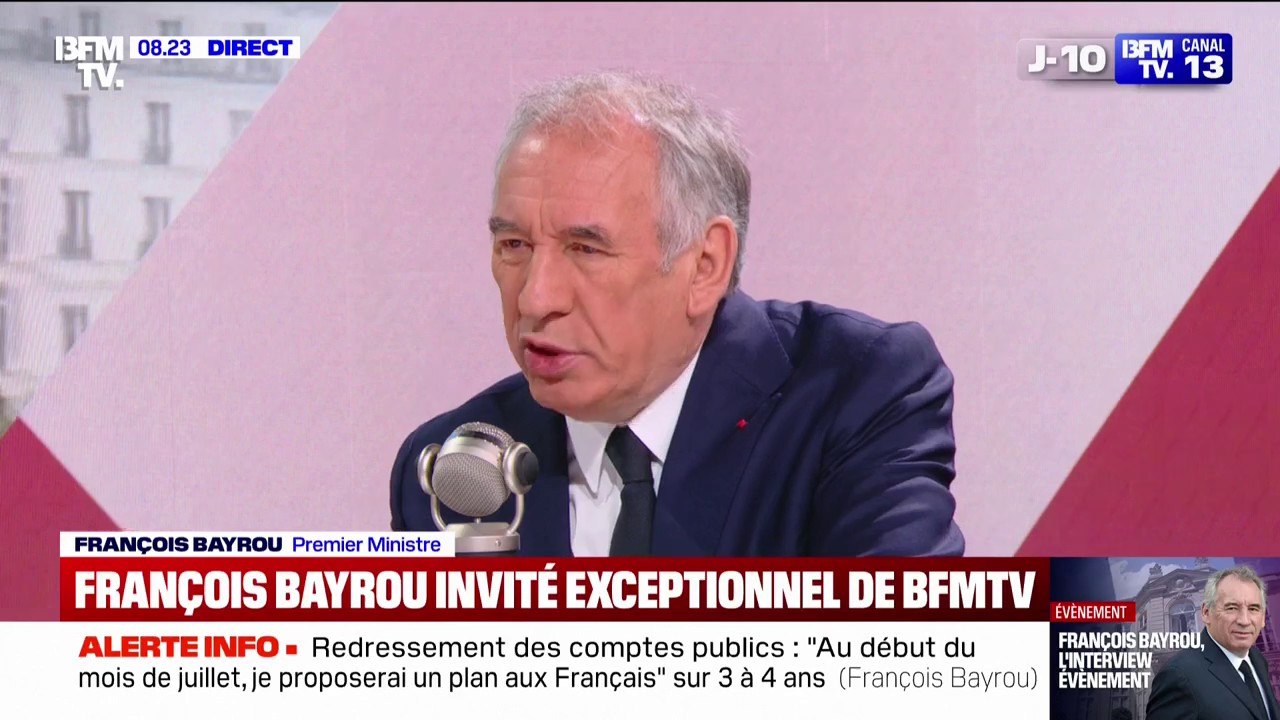 Budget 2026: "Ce plan de retour à l'équilibre des finances publiques va demander un effort à tous les Français", affirme François Bayrou