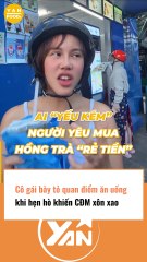 Cô gái bày tỏ quan điểm ăn uống khi hẹn hò