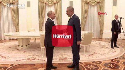 Bakan Fidan, Putin ile bir araya geldi