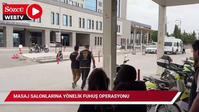 Masaj salonlarına yönelik fuhuş operasyonunda 7 şüpheli gözaltına alındı