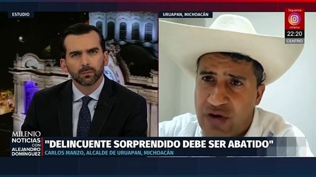Carlos Manzo justifica abatir delincuentes y niega abusos en Uruapan
