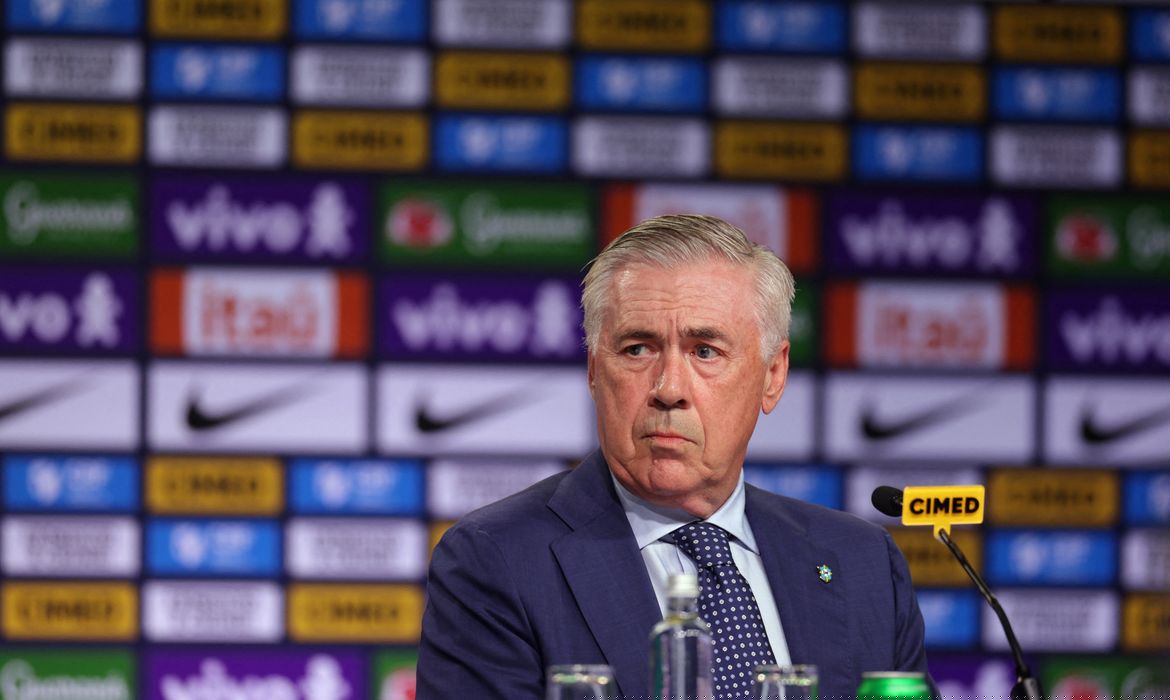 FOOTBALL: International: Interview with new Brazil head coach Carlo Ancelotti