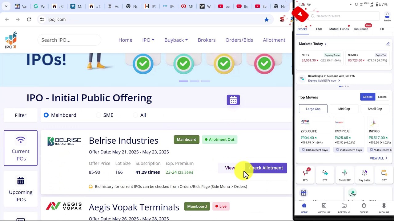 Belrise Industries IPO Allotment Status | How to Check Belrise Industries IPO Allotment Status Live