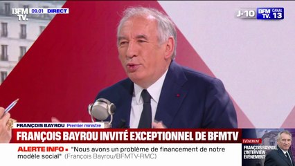 François Bayrou: "Il ne faut pas perpétuellement se livrer à des surenchères qui dressent les Français les uns contre les autres"