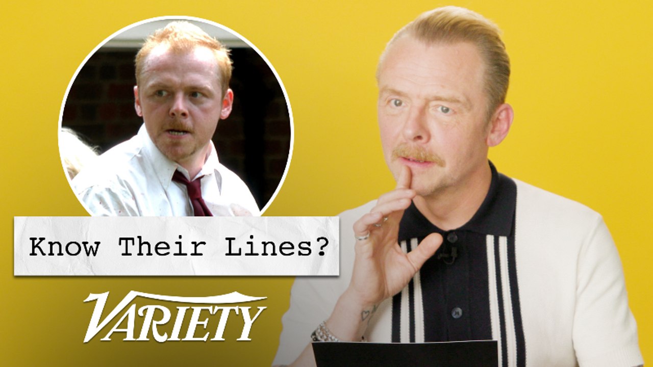 Does Simon Pegg Know His Lines?