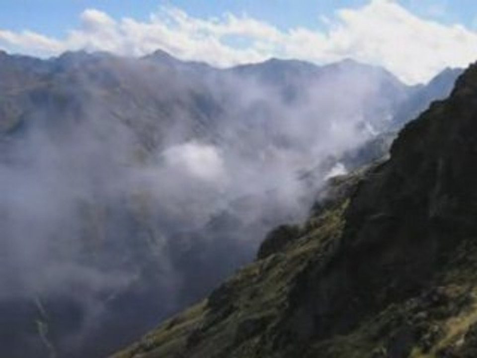 pique d'endron vicdessos, ariège pyrénées