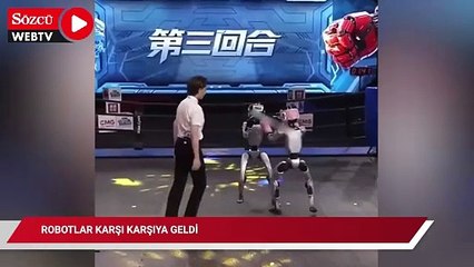 Robotlar karşı karşıya geldi