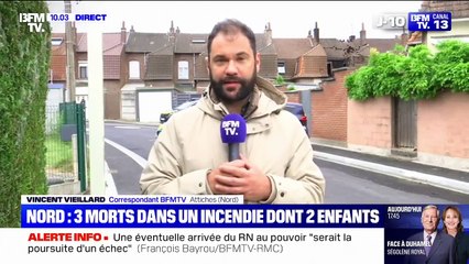 Dans le Nord, un incendie a fait trois morts, dont deux enfants, à Attiches - VIDEO