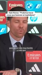 Xabi Alonso: "Podemos hacer c osas que ilusionen al madridismo"