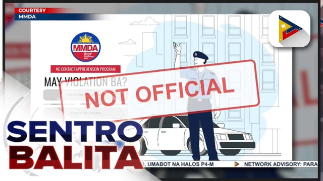 MMDA, nilinaw na wala pang website kung saan maaaring makita kung may violation sa ilalim ng NCAP
