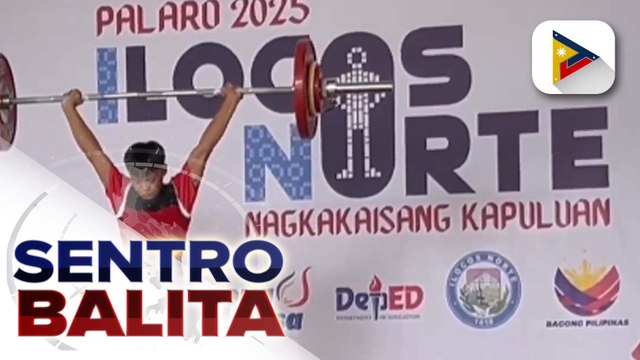 Pamangkin ni Hidilyn Diaz, wagi ng gintong medalya sa pagbabalik ng weightlifting sa Palarong Pambansa 2025