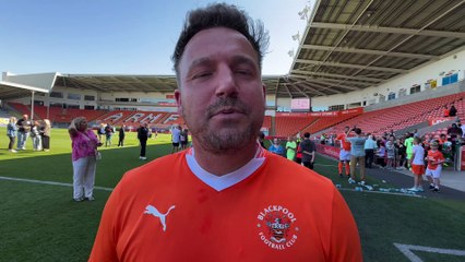 Play-off hero shares touch of class from Blackpool fans as he pinpoints difference
