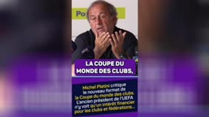 CdM des clubs - Platini détruit le nouveau format : “Aucun intérêt, à part pour l’argent”