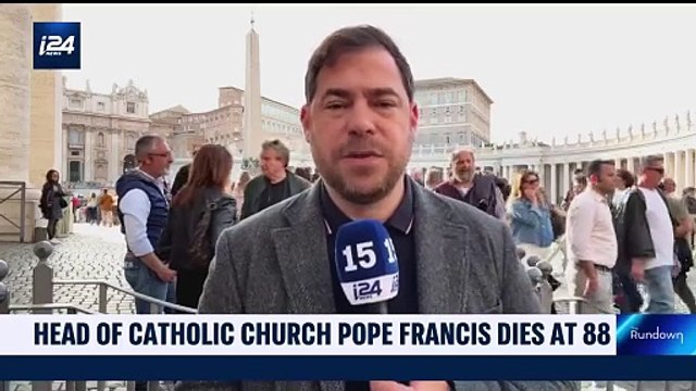 Extrait d'un duplex du journaliste Benjamin Petrover pour la chaîne info i24news - VIDEO