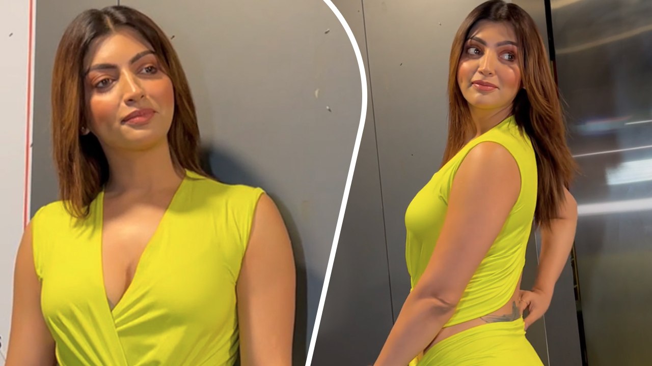 Akanksha Puri Gears A Lively Lime Look! Bold Avatar Of The Fitness-Freak Chik