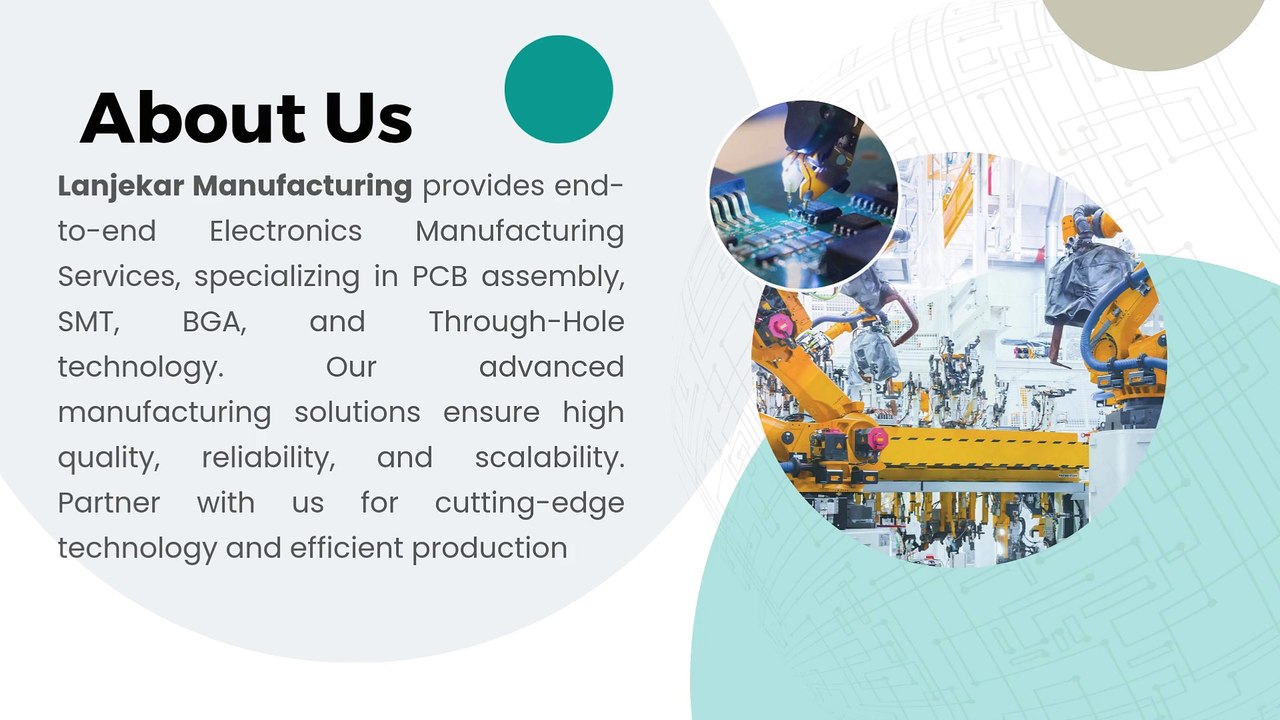 Scalable Electronics Manufacturing Services Solutions - Lanjekarmfg