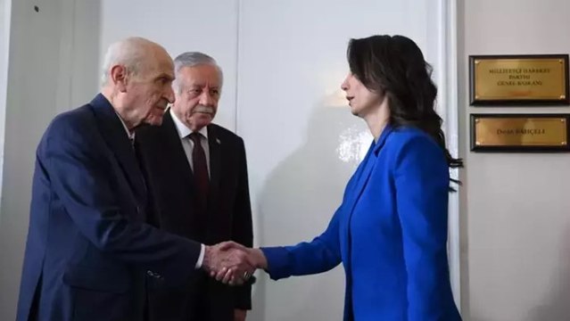 DEM Parti heyeti, MHP lideri Bahçeli ile görüştü