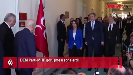 DEM Parti-MHP görüşmesi sona erdi