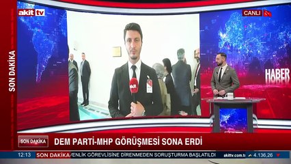 DEM Parti - MHP görüşmesi sona erdi