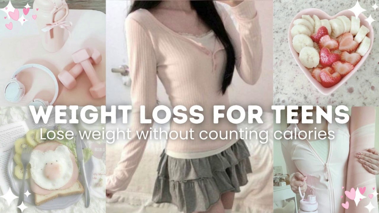 How to Lose Weight and Belly fat as a Teen 💗 No Dieting, Just Habits