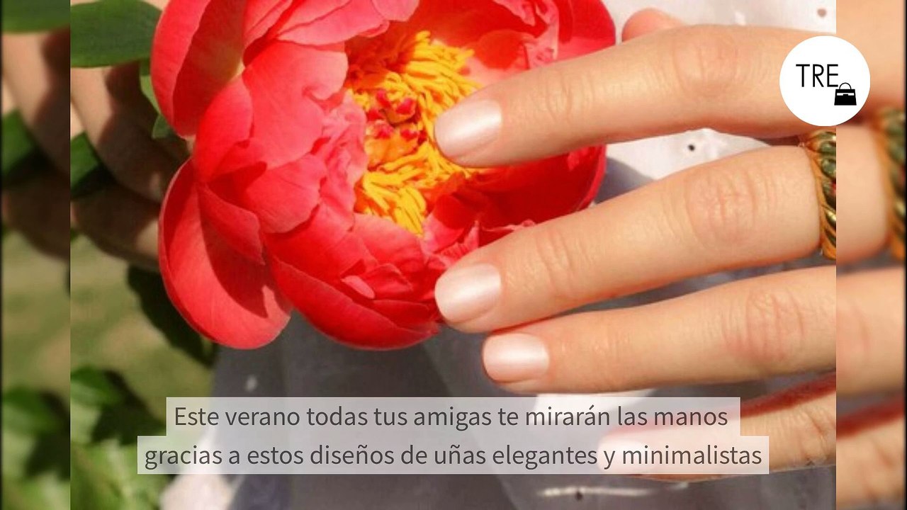 Este verano todas tus amigas te mirarán las manos gracias a estos diseños de uñas elegantes y minimalistas