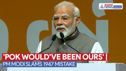 PM Modi on 1947 & PoK: 'Chains Should’ve Been Cut, Not Arms!'