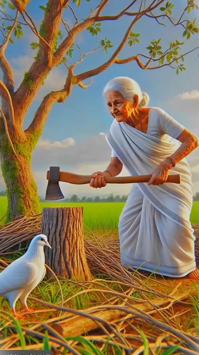 How an old grandma cut wood #animals #firebrigade😱 #facebookviral #jalpari #foryouシ #BunnyAdventure #trend #amazingfacts #animation #indian #bestoftheday #trending #explore  #cartoon #Amazing #shorts #AI #duck #animals @follwer